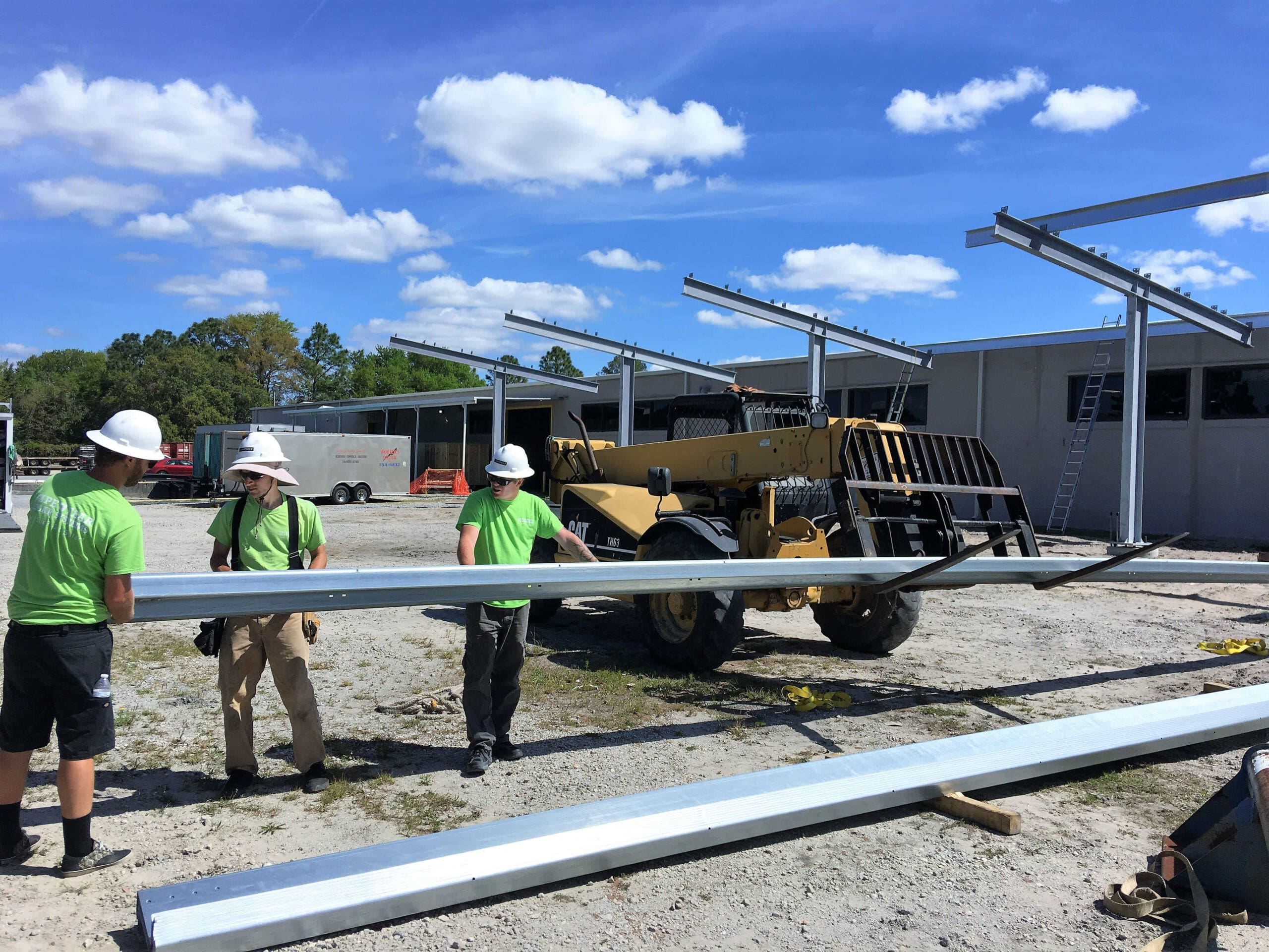 First Solar Carport Constructed in Wilmington, NC